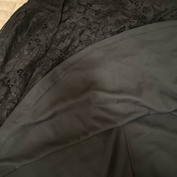 Black Halter Lace Dress - Small - Picture 5 of 9